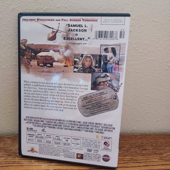 Home of the Brave (DVD, 2007) Pre-Owned Tested Working Great Shape Great Movie - Picture 2 of 2